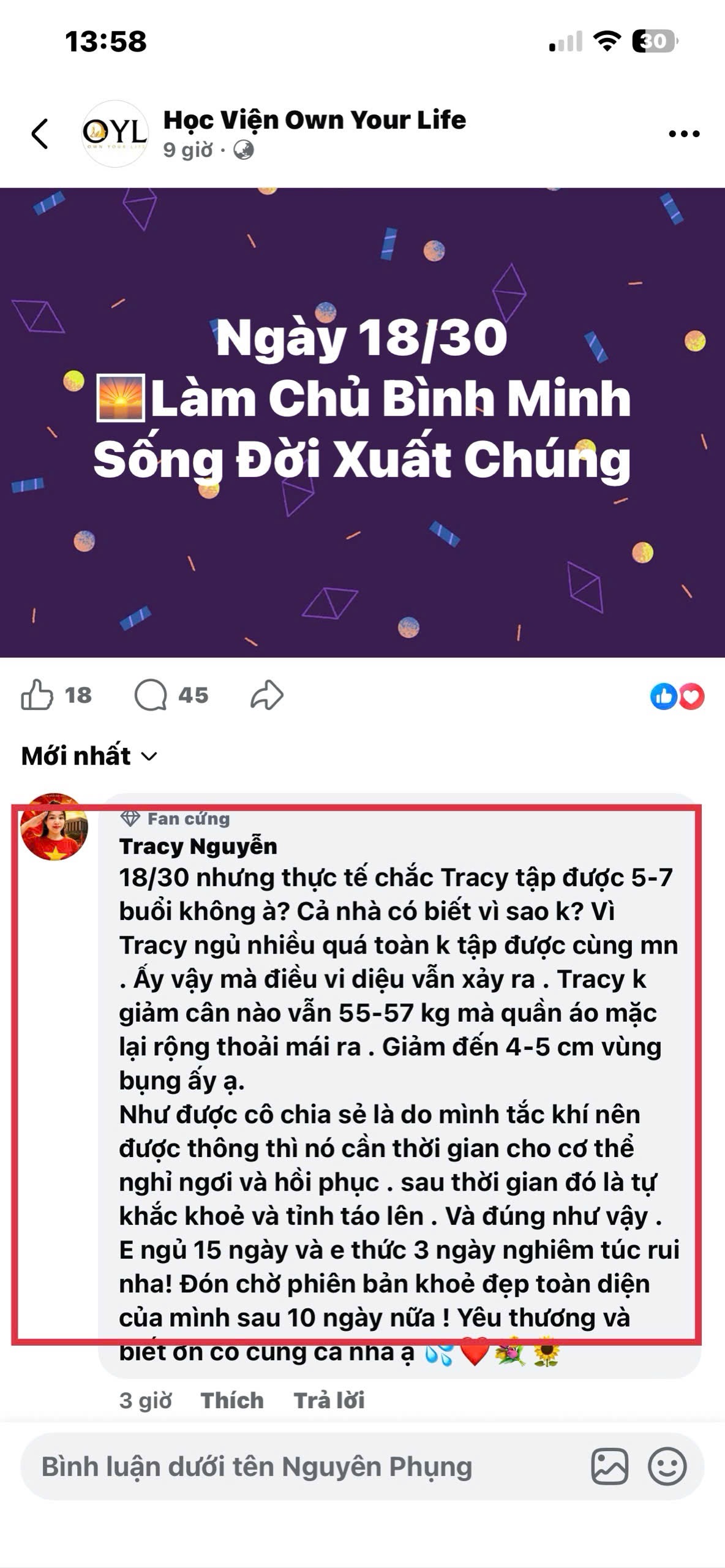 Feedback học viên OYL